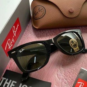 Ray-Ban Blackish Green Sunglasses RB2140 54mm
